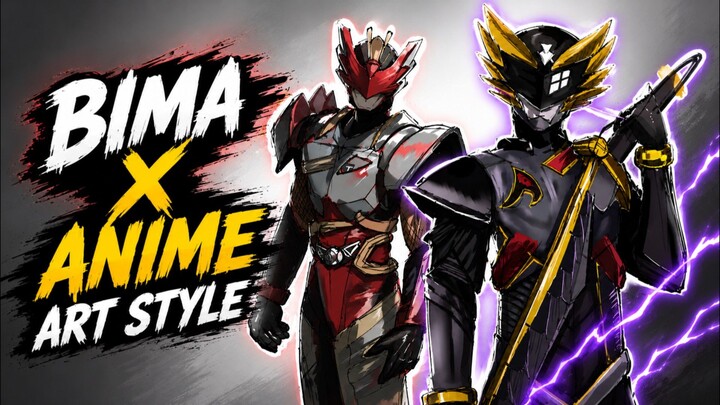 Gw ubah bima jadi style anime🔥....hasilnya?🔥