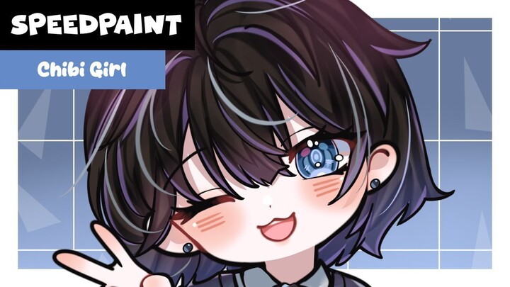 SPEEDPAINT_Chibi Girl Illlustration