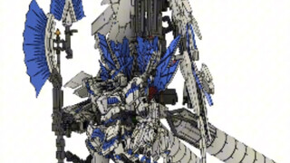 3D打印1:40比例完美独角兽高达模型（by GodFinger）