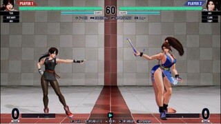 KOF15　覇者ユリvs覇者不知火舞　ユリの新超必殺コンボ