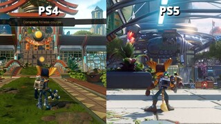 Ratchet & Clank (PS4) Vs Ratchet & Clank: Rift Apart (PS5) Graphic Comparison [4K]