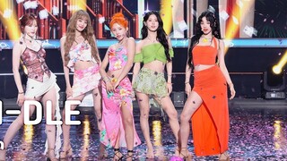 Toàn cảnh 4K (G) I-DLE 240720 ca khúc mới "Klaxon" quay trực tiếp sân khấu tuần thứ hai |