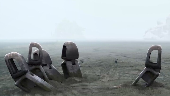 انقطاع عالمي للتيار الكهربائي بسبب نبضة كهرومغناطيسية، تدمير الروبوتات العملاقة، وانحدار الحضارة إلى