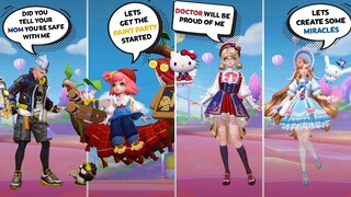 WHY ANGELA WANTS TO MAKE DOCTOR PROUD? | HIDDEN INTERESTING VOICE INTERECTION OF SANRIO SKINS | MLBB