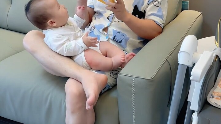 How Refined Is Dad When He’s Raising the Kid Without Mom’s Interference?