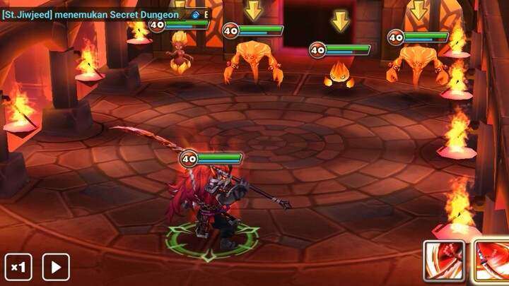 Skill Onimusha ( Kaki ) Element Fire - Summonerwars