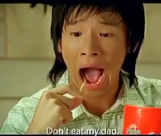 Don’t eat my dad!!!!