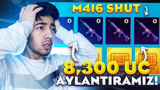 8,300 UC M416 SHUT AYLANTIRAMIZ 🔥 PUBG MOBILE!!