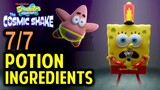 All 7 Potion Ingredients Locations | SpongeBob SquarePants The Cosmic Shake