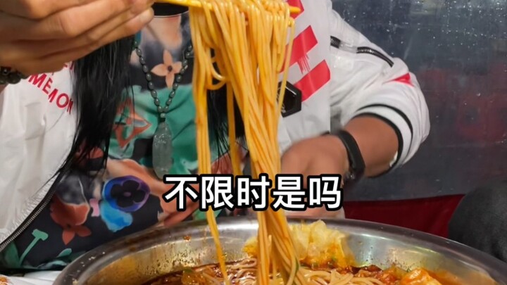 I just wanted the handsome guy to help pick up bowls and pack up, but I ended up running into a tota