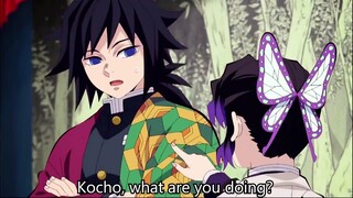 Shinobu wants to be Giyuu`s friend |Eng Sub| Demon slayer