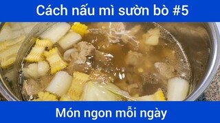 Nấu mì sườn bò p5