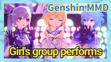 [Genshin MMD] Genshin Impact Girl's group performs