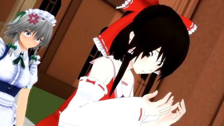 [Oriental MMD] Reimu bị sốc cả năm trời