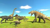 Brachiosaurus-Rex against Dinosaurs - Animal Revolt Battle Simulator