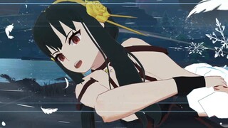 Yor, Loid and Anya in Genshin Impact
