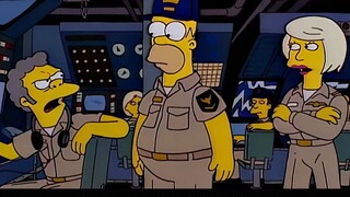 The Simpsons: Homer secara tidak sengaja menjadi kapten, dan di bawah perintah acaknya, dia hampir m