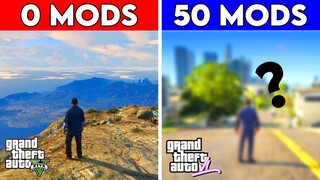 I INSTALLED *50 MODS* 😱 IN GTA 5 .......... IS THIS GTA 6 NOW? 😍