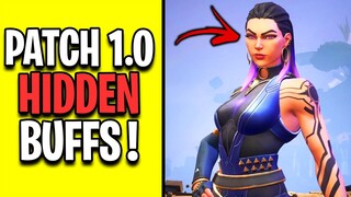 THESE HIDDEN BUFFS ARE INSANE! - Valorant: HIDDEN BUFFS of Patch 1.0