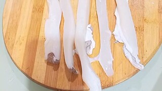 how to cook a cuttlefish? watch this. rarest food .