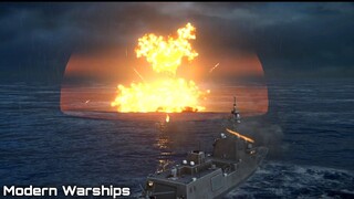 Modern Warships: USS FFG(X) with 3  Nuclear missile.