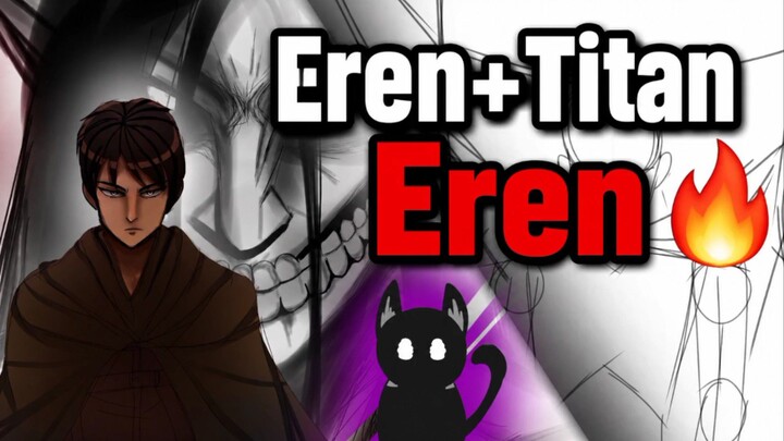 my style drawing anime ||EREN+TITAN EREN||🔥
