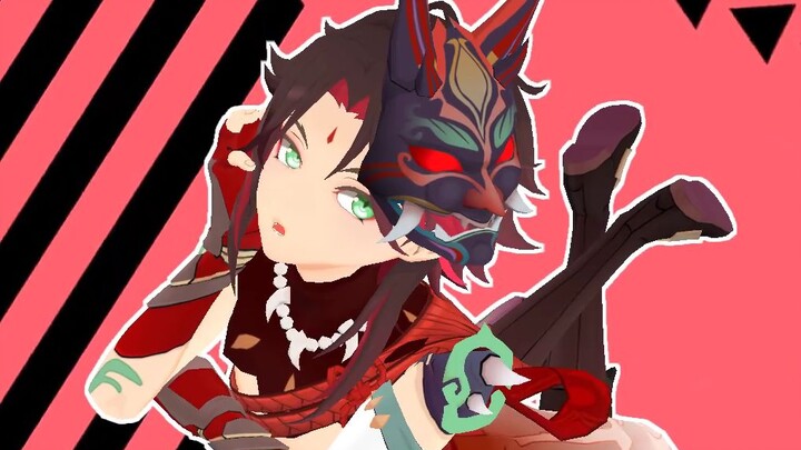 [Genshin Impact MMD]PANGGUL[Mandrill Merah]