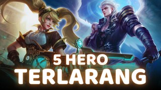 JANGAN PAKAI 5 HERO INI !! KALO KALIAN PUSH RANK - Mobile Legends