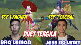 RRQ'Lemon(Kagura Tergila) Ft Jess No Limit(TOP 1 Global), Musuh TETEP COBA MELAWAN YA GINI JADINYA