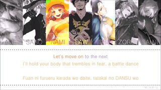 One Piece ED「Next Stage」Color Coded Lyrics【Eng+Romaji】