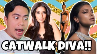 ATEBANG REACTION | MISS DIVA 2021 TOP 20 CATWALK ROUND #missdiva2021