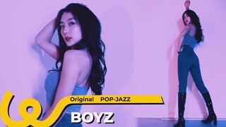 Kembali ke 2012! Sepatu hak tinggi retro hot girl dance "Boyz" ayam pedas lagu baru koreografi jazz 