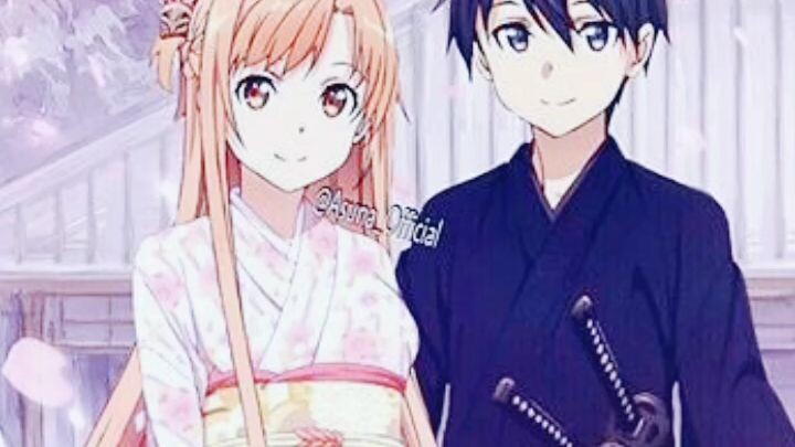 cặp đôi Asuna, kirito và Yui