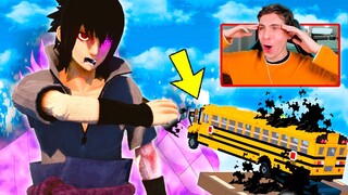 SASUKE DESTRUYENDO COCHES EN TEARDOWN!! (Reto 99.9% IMPOSIBLE)