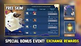 SPECIAL BONUS EVENT! EXCHANGE FREE ELITE SKIN AND BOARDER REWARDS! NEW EVENT | MOBILE LEGENDS 2022