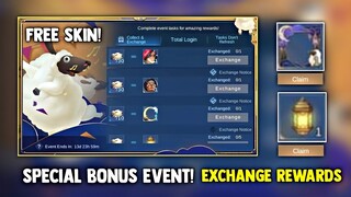 SPECIAL BONUS EVENT! EXCHANGE FREE ELITE SKIN AND BOARDER REWARDS! NEW EVENT | MOBILE LEGENDS 2022
