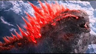 Evolved Godzilla 2024 But With Red Dorsal Fins - Godzilla X Kong The New Empire Trailer DesRed