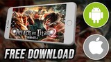How to Get Attack on Titan 2 for Mobile! Free on IOS and Android
