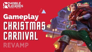 EFEK SEDIKIT BERBEDA | GAMEPLAY SKIN CHRISTMAS CLAUDE CHRISTMAS CARNIVAL | Mobile Legends Bang Bang