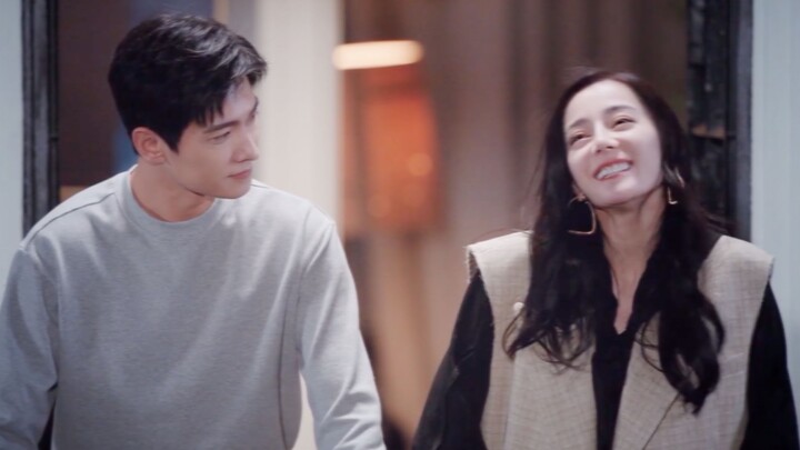 “She finally waited for her young man.”