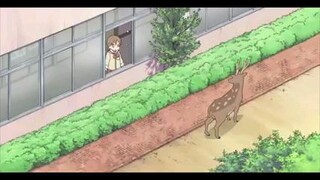 Nichijou: "Principal VS Deer"