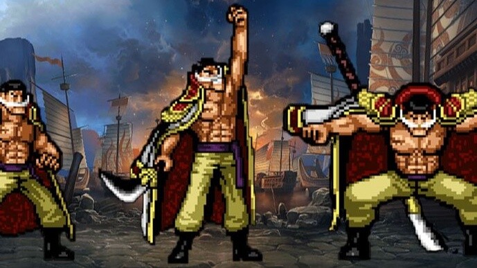 [Mugen] Whitebeard's Skill Demonstration (The World's Strongest Man: Edward Newgate)