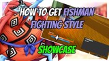 [NEW] Square Piece - HOW TO GET FISHMAN KARATE FIGHTING STYLE + SHOWCASE | Roblox |