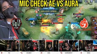 Naga Makan Telur! Mic Check AE vs Aura MPL Season 10