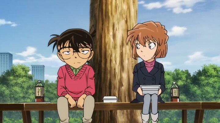 Conan and Haibara 😔😔😔😔😔😔