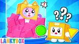 LankyBox, Choose the Right Shape to Rescue Foxy - Geometric Shapes | LankyBox Channel Kids Cartoon