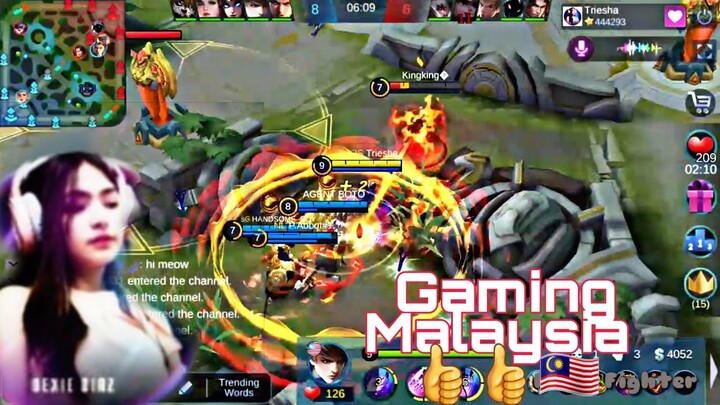 Mobile  Gaming |Mobile Legends:Bang Bang/ Gusion Gameplay Malaysia/ Neak Fighter.