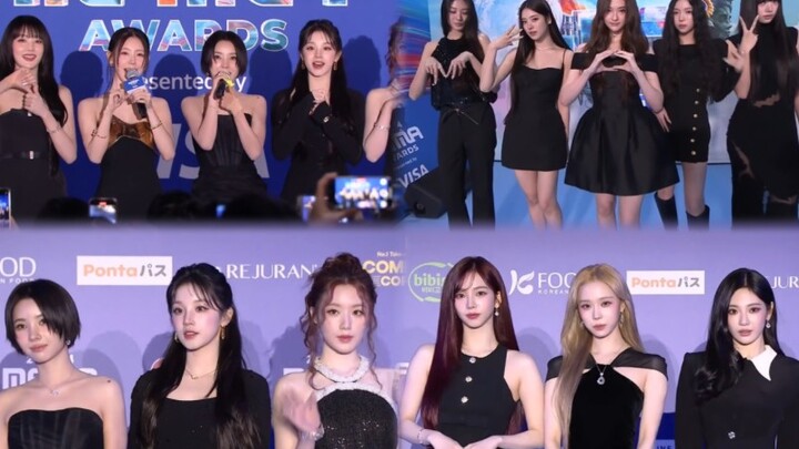 【2024 MAMA】 Hari ini, tiga grup idola wanita tampil tanpa filter kecantikan dalam video karpet biru 