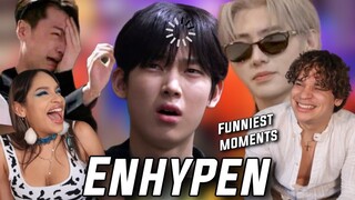 Waleska & Efra react to ENHYPEN's Funniest Moments *IMPOSSIBLE not to Laugh*