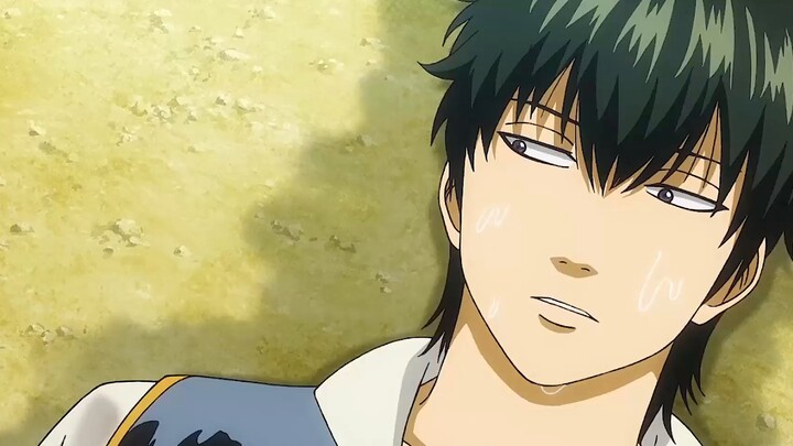 Gintama Funny scene, the stingy guy finally laid an egg, what's wrong with him?